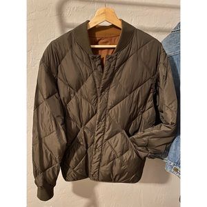 Uniqlo Reversible Padded Bomber Jacket